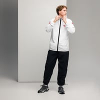 Image 5 of veste à capuche blanche et rouge