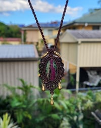 Image 2 of Ruby in Fuschite Antique Frame