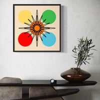 Image 3 of 'Harlequin Starburst' 250gsm Matt Art Print