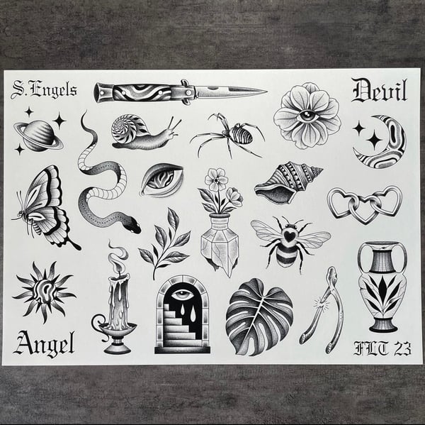 Image of Bits and pieces flash sheet 