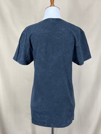 Image 3 of CHEMISTRY Camaro black burnout crew neck cap sleeve t-shirt