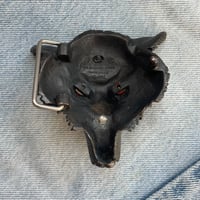 Image 2 of 1992 Wolf Belt Buckle 