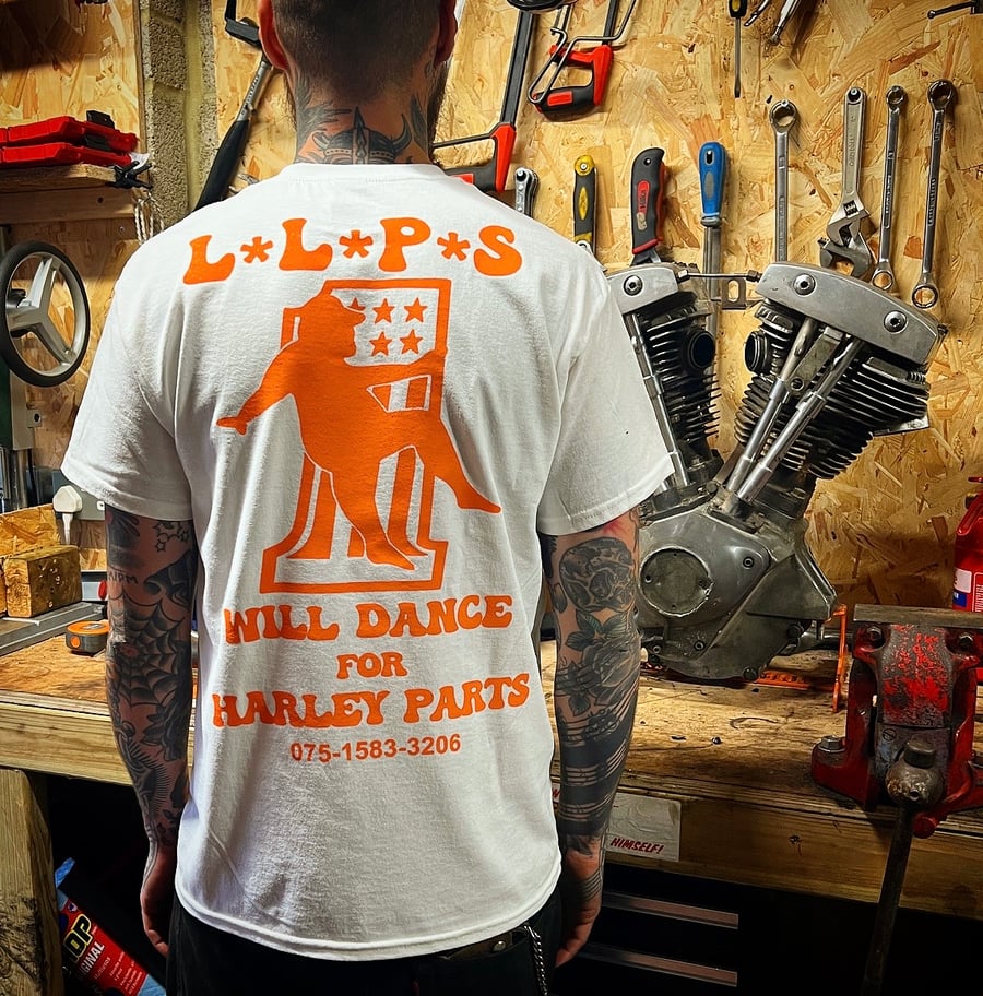 Image of Will Dance For Harley Parts T-Shirt