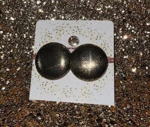 Image of Button Earring Collection 