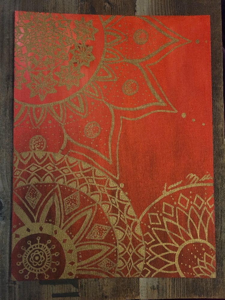 Image of red mandala