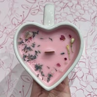 Image of volcano scented heart candle