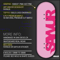 Image 1 of SAYVUR ‘KWEST’ HOT PINK COTTON CANDY