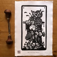 Image 1 of The Forlorn Prince - Lino Print