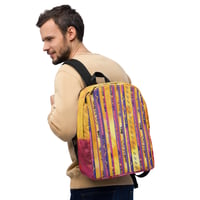 Image 2 of Minimalist Backpack sith floral