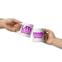 Image 1 of Friendly Not Social Coffee Mug