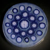 Ether/Mystique Millefiori Coin #5 (27mm x 4.7mm, 6.3g) gem case included