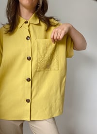 Image 3 of 2in1 Linen Blend Shirt - Golden Light