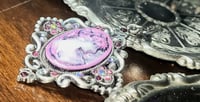 Image 2 of Purple Cameo Pendant
