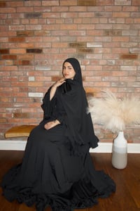 Image 4 of Jumbo bell Sleeve Abaya 