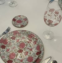 Image 2 of Copa de vino pintada a mano (73 cl) - Colección Teresa