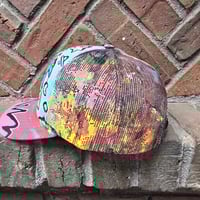 Image 7 of Hand Painted Hat 19 Curved Brim Hat 