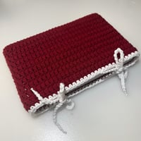 Image 1 of Pochette de livre - rouge cerise 