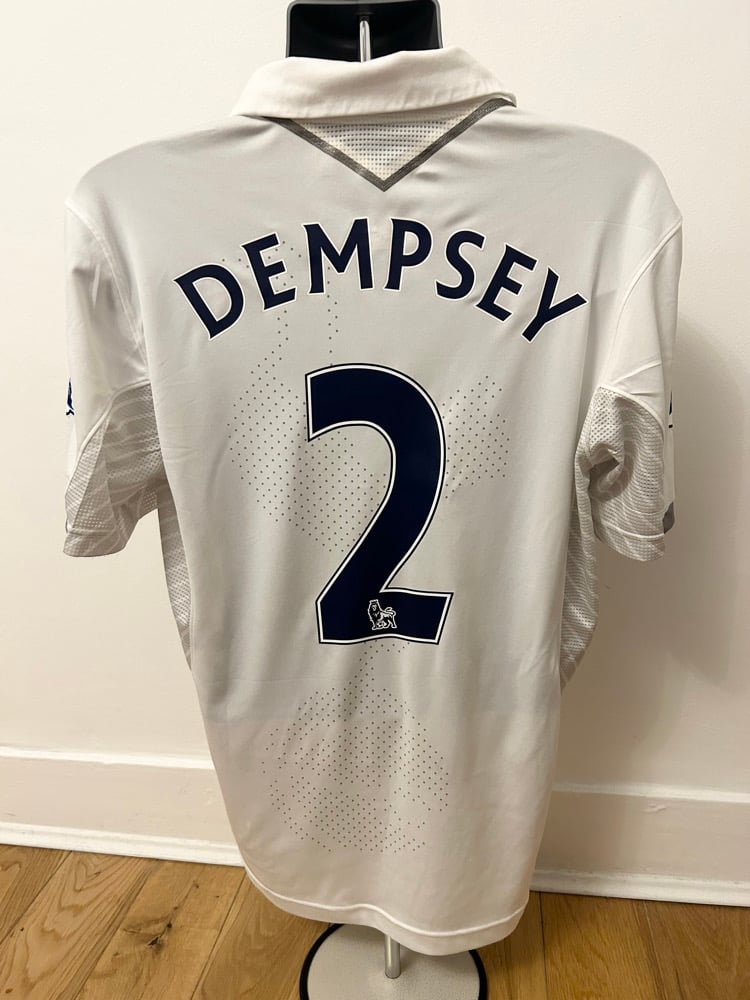 Image of Tottenham Hotspur “DEMPSEY 2” 2012/13 Home Shirt + patches (L)
