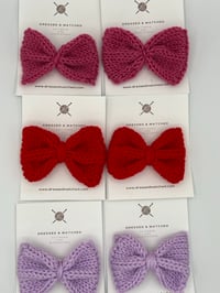 Image 1 of Knit Hair Bows