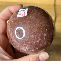 Image 6 of Strawberry Quartz Sphere (40A)