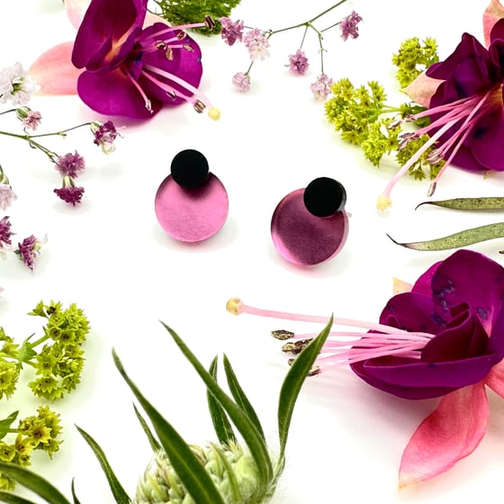 Image of Náušnice Bee zrcadlove Lesk i Mat