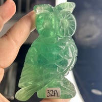 Image 4 of Green Fluorite Owl