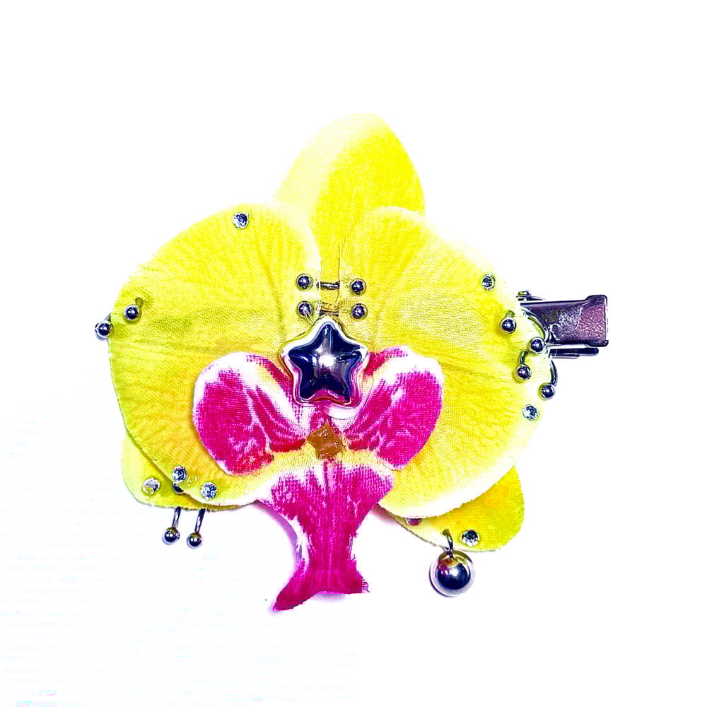 Image of Pierced Orchid Single Clip