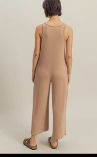Image 3 of dark taupe romper