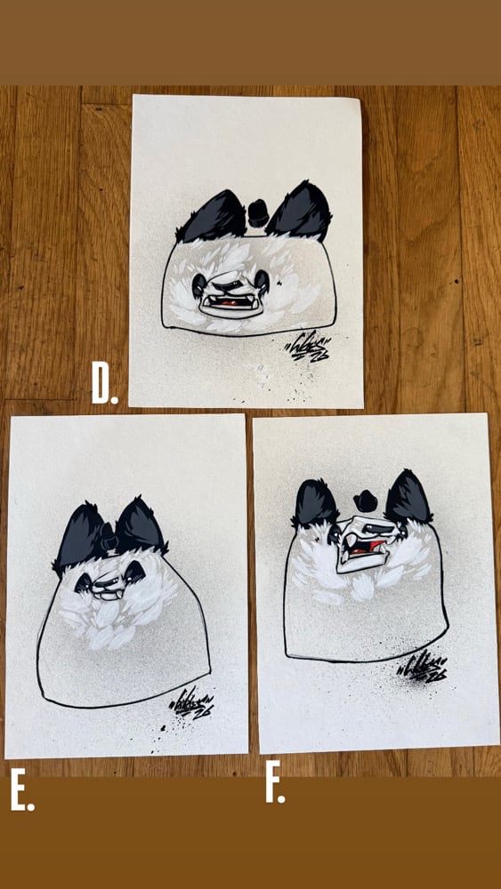 Image of Ink shots D,E,F