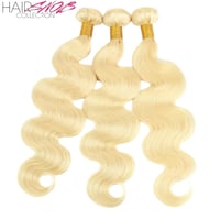 Image 1 of Platinum Blonde #613 Body Wave Hair