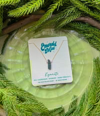 Kyanite, 14k gold filled chain - w/ extender chain