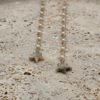 Image 1 of Crazy Lace Agate Star Necklace