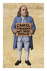 Image 1 of Cancel Tyranny Postcard