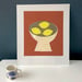 Image of Lemons in a Bowl handmade print