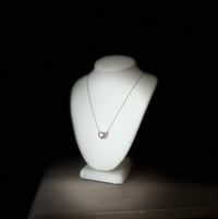 Image 2 of Garnet Heart Necklace