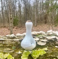 Image 3 of Small Porcelain Pipe in Hare’s Fur 