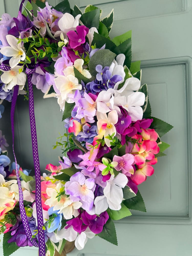 Image of 40cm Thick Wicker Hydrangea 