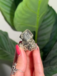 Image 1 of SELF STANDING STRIATED CUBIC PYRITE -PERU- 