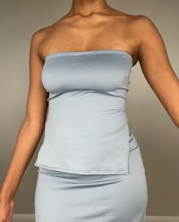 Image 2 of Strapless Bandeau Drop Top