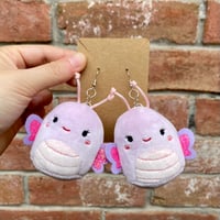 Butterfly squishmallow earrings (free shipping)