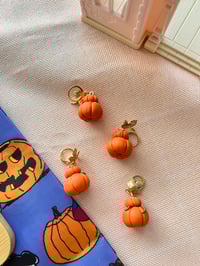 Image 5 of Pumpkin Stash Dangle Earrings
