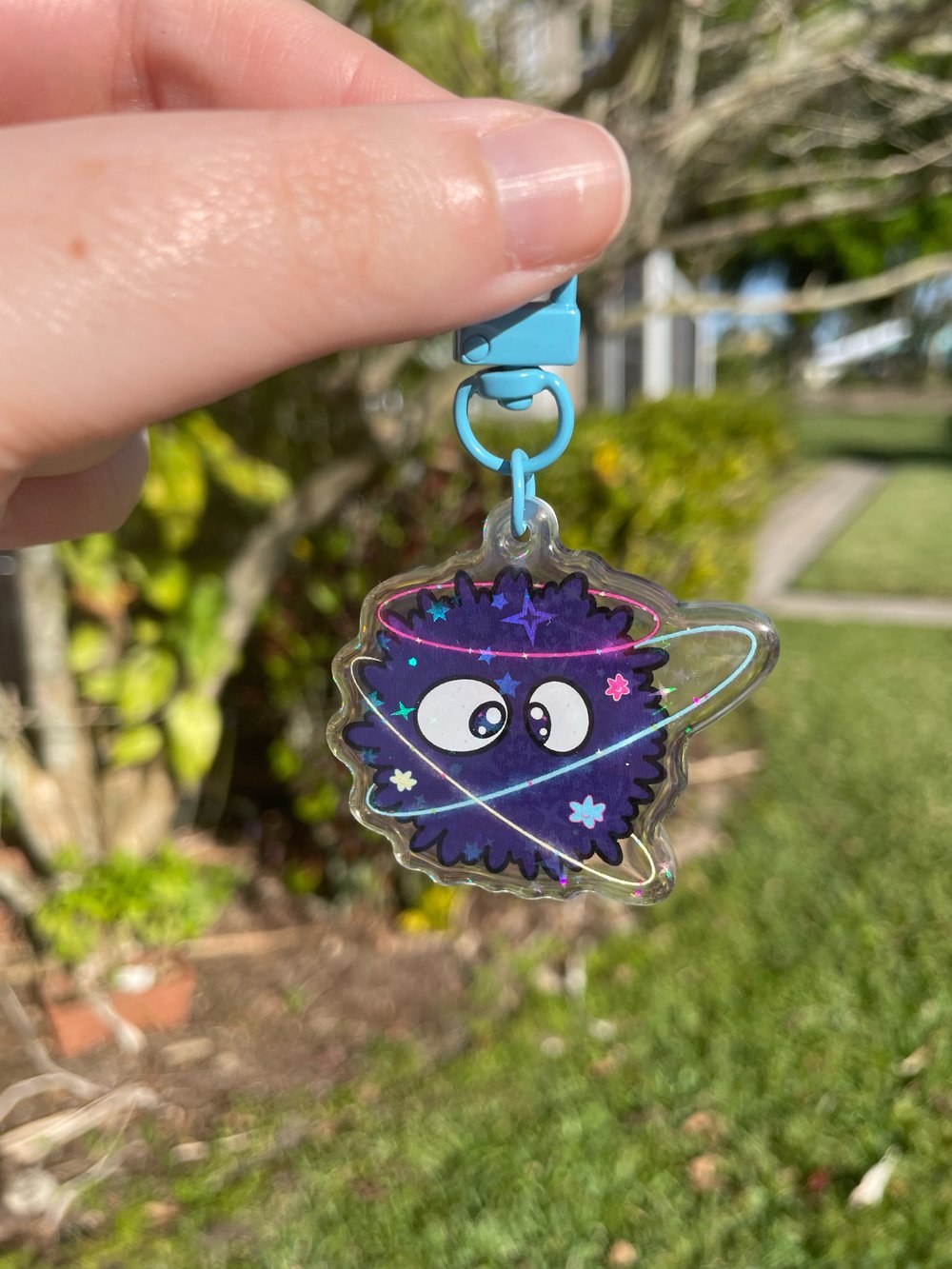 Image of Sugar Rush Soot Holographic Acrylic Keychain