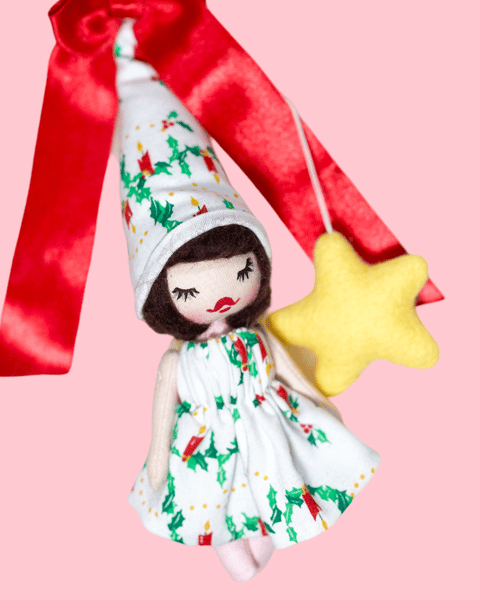 Image of ORNAMENT ELF ART DOLL #10