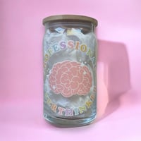 Professional Overthinker 16 OZ Glass Cup