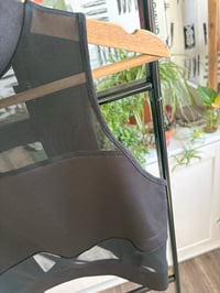 Image 2 of Forever 21 black sheer crop top