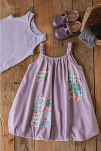 Image 1 of Purple tuffle patch dress