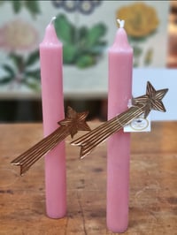 Image 1 of Shooting Star Candle Pin Pair
