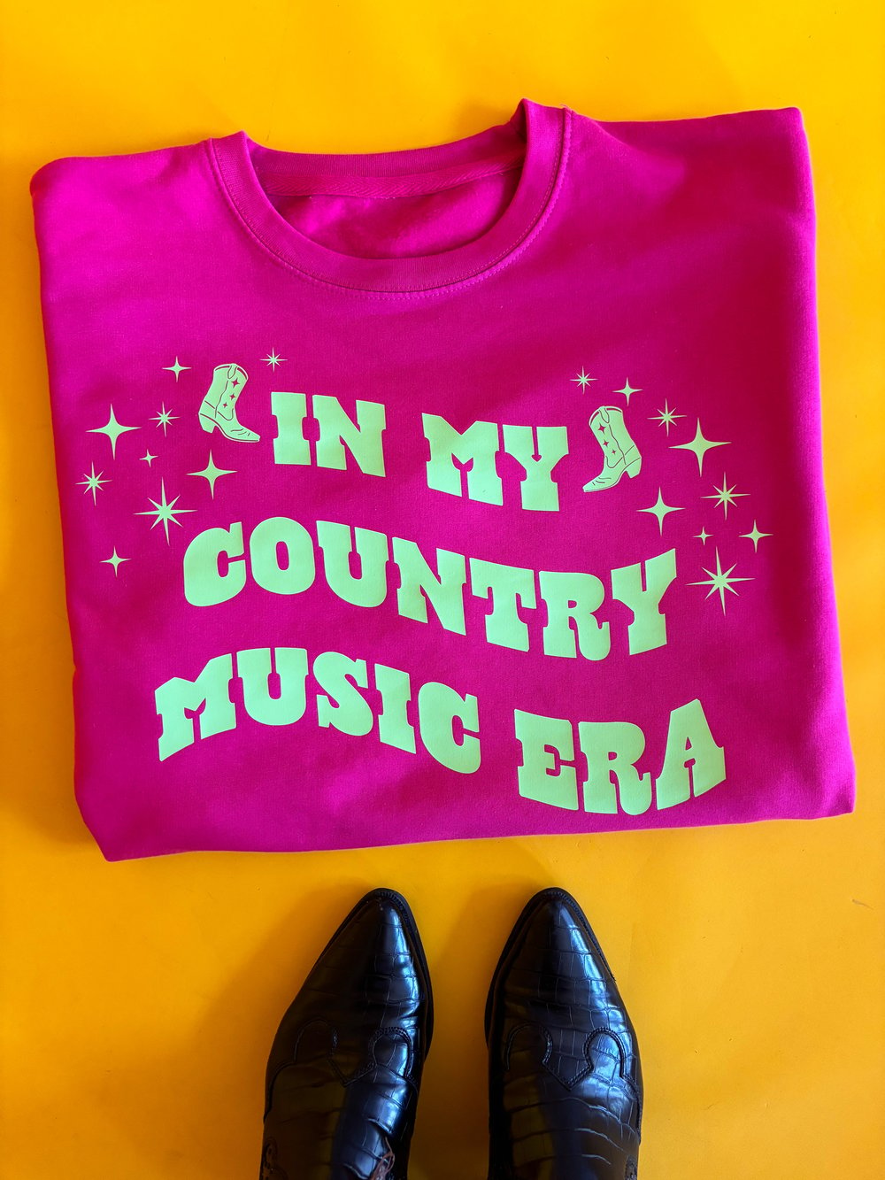 Image of In my country music era tee/jumper 