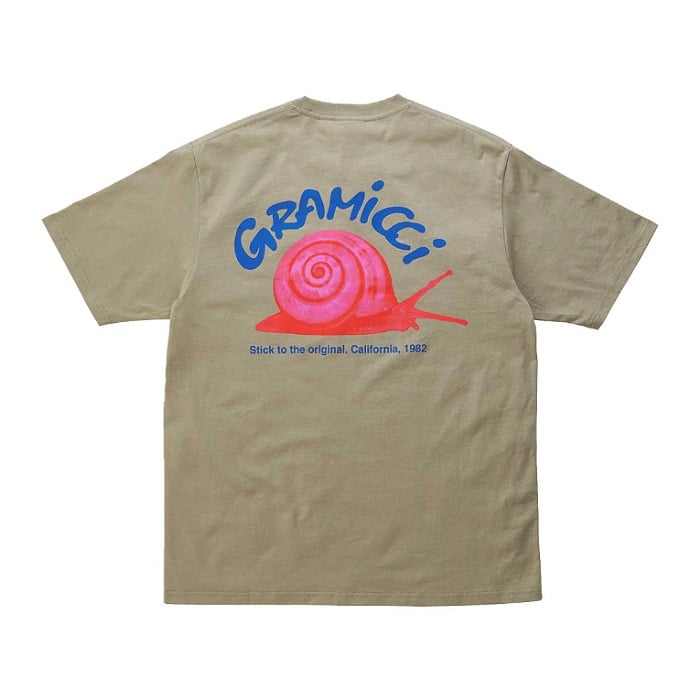 Image of GRAMICCI SNAIL TEE KHAKI