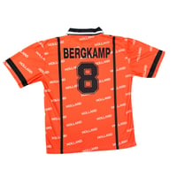 Image 1 of 1998 World Cup Bergkamp Bootleg Football Fan Shirt 